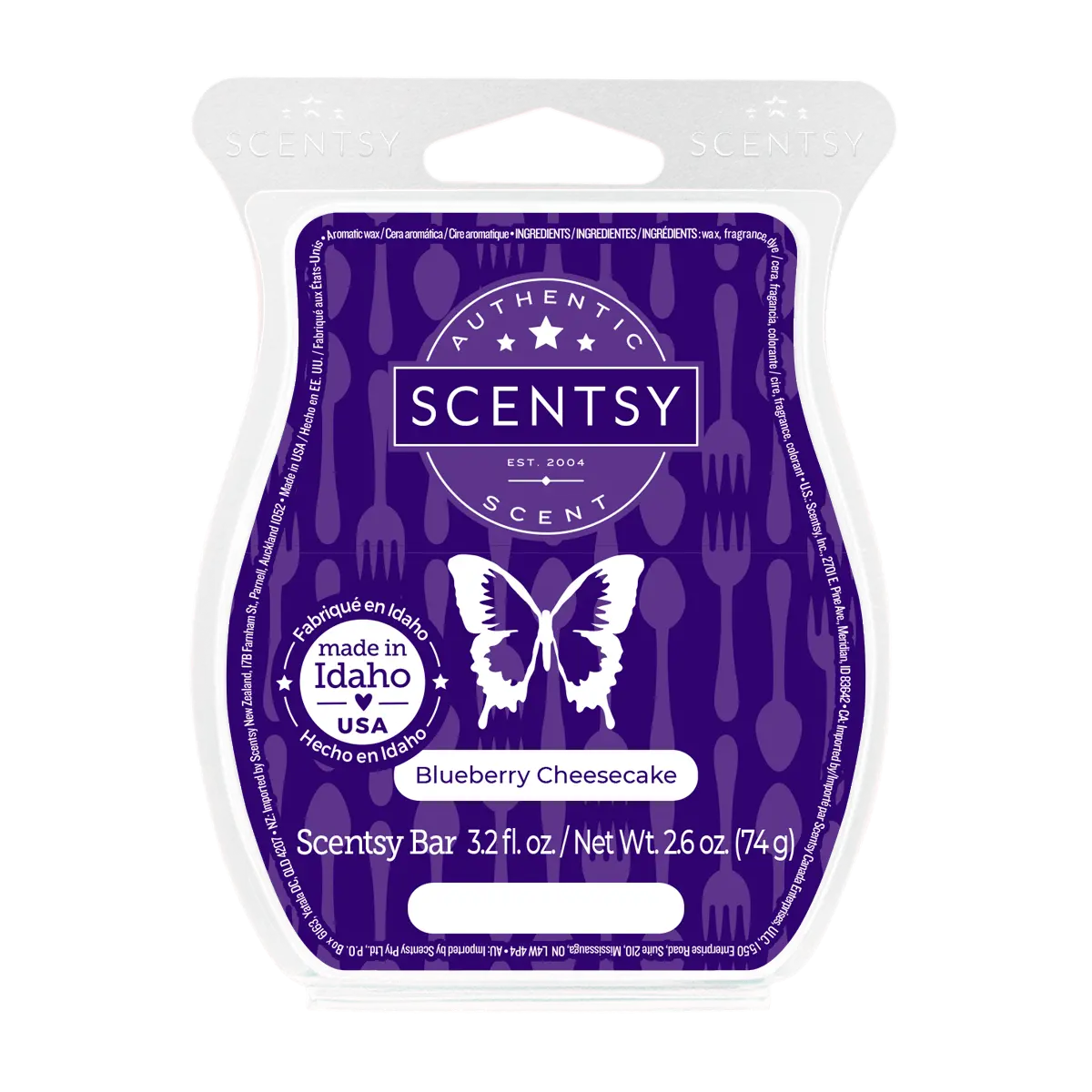 Blueberry Cheesecake Scentsy Bar