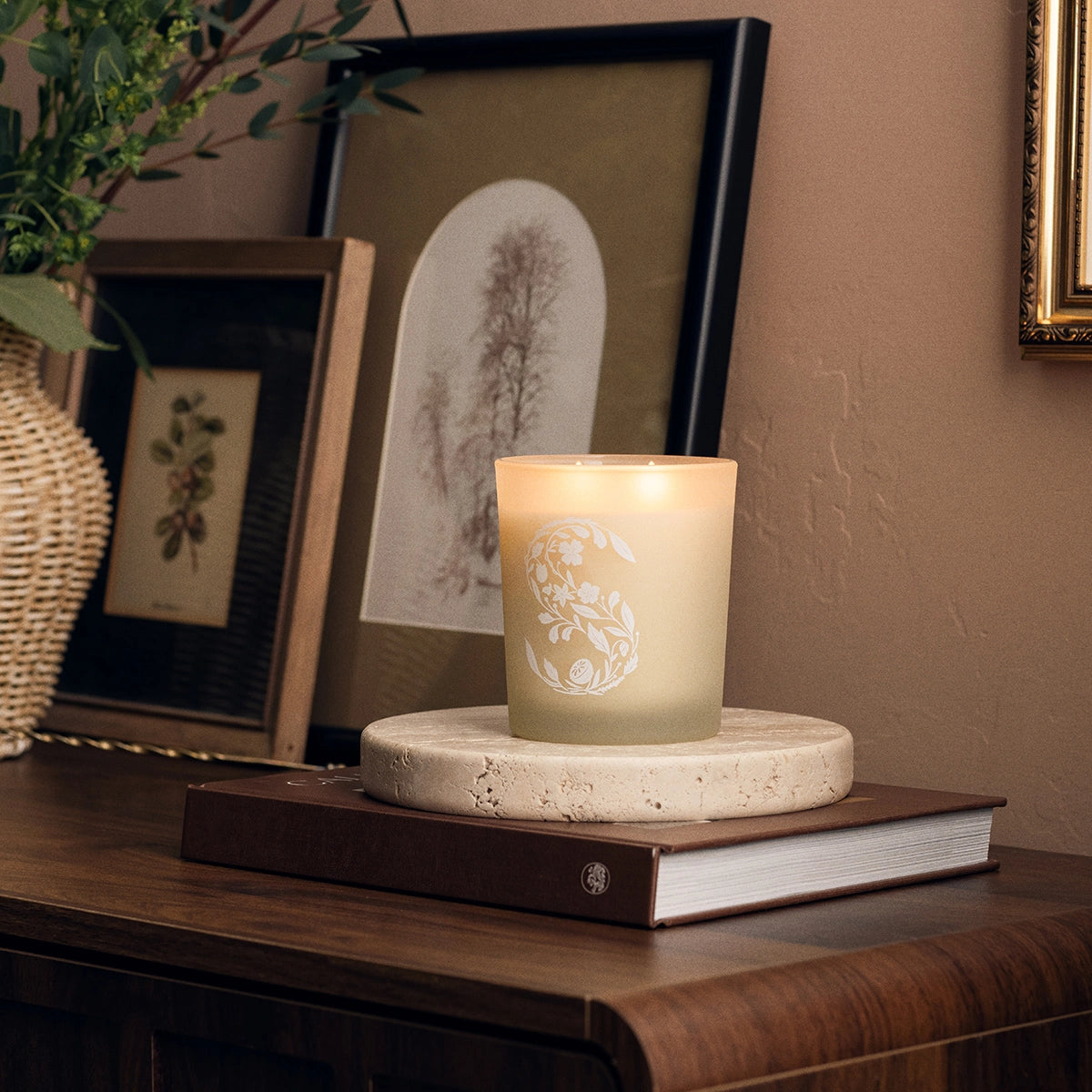 Candle Double Wick - Glass