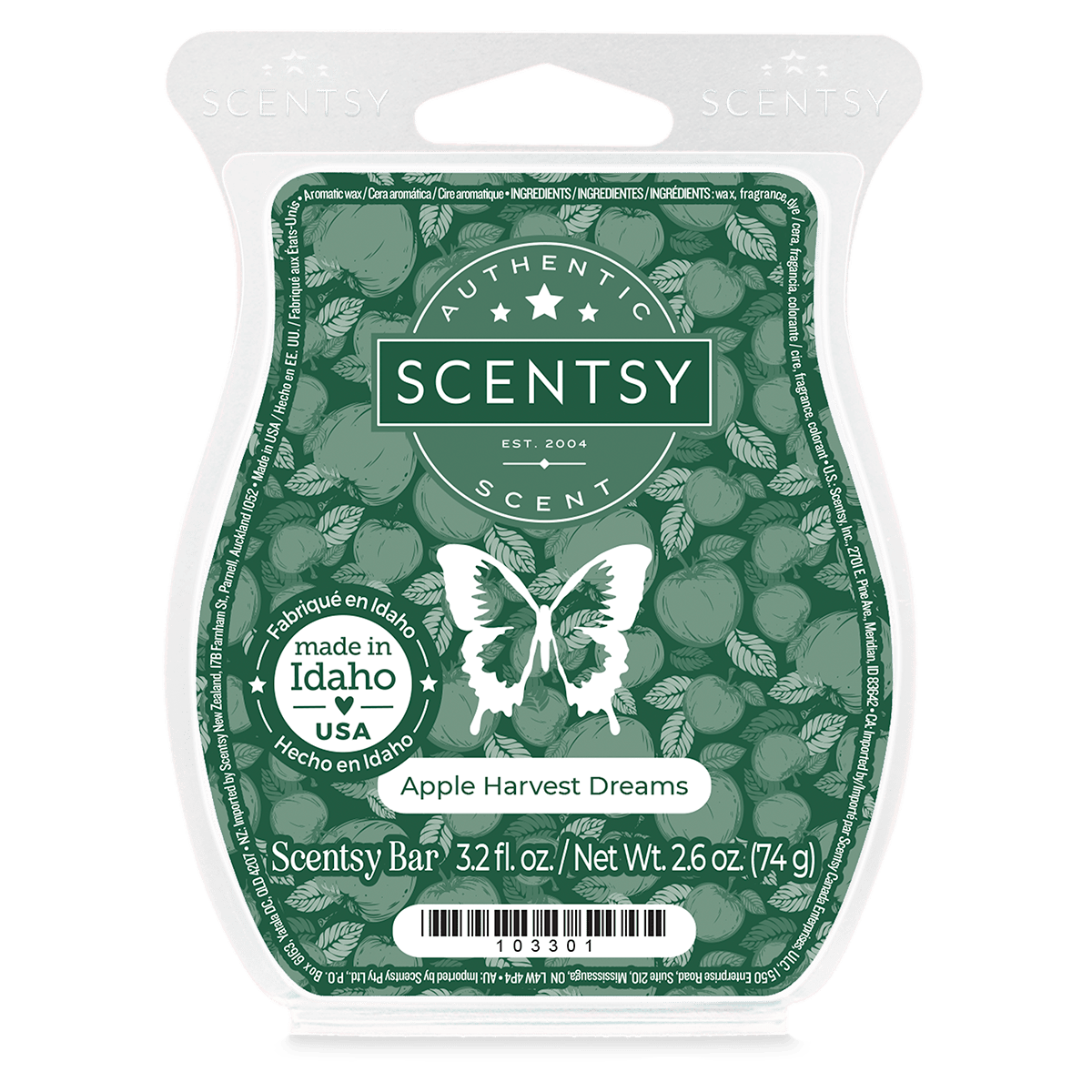 Apple Harvest Dreams Scentsy Bar