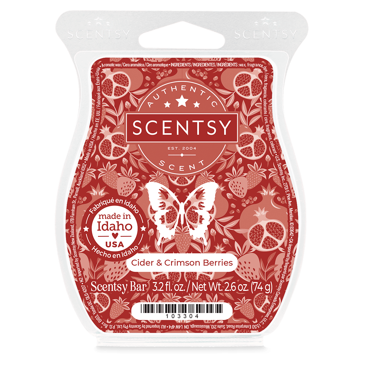 Cider & Crimson Scentsy Bar
