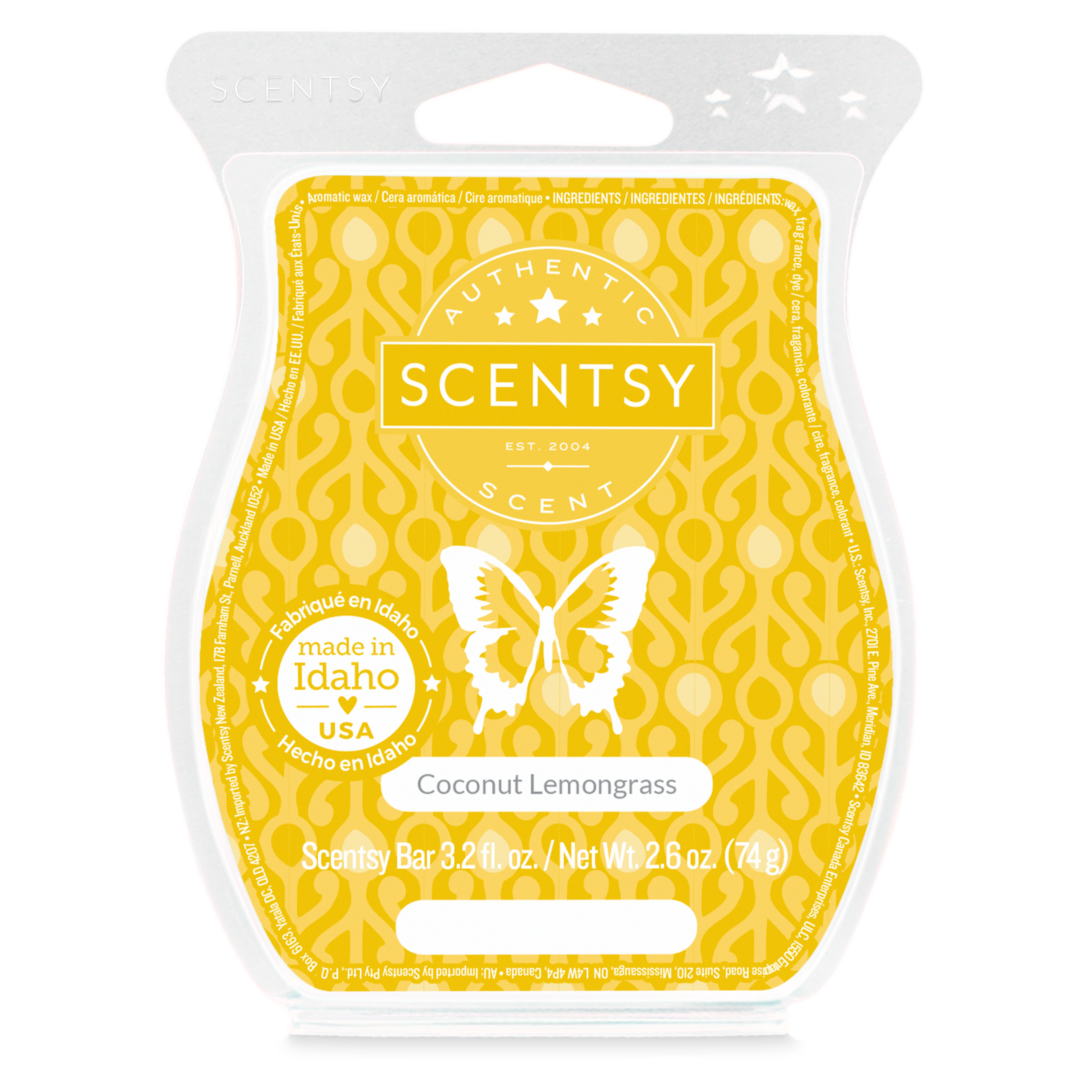 Coconut Lemongrass Scentsy Bar