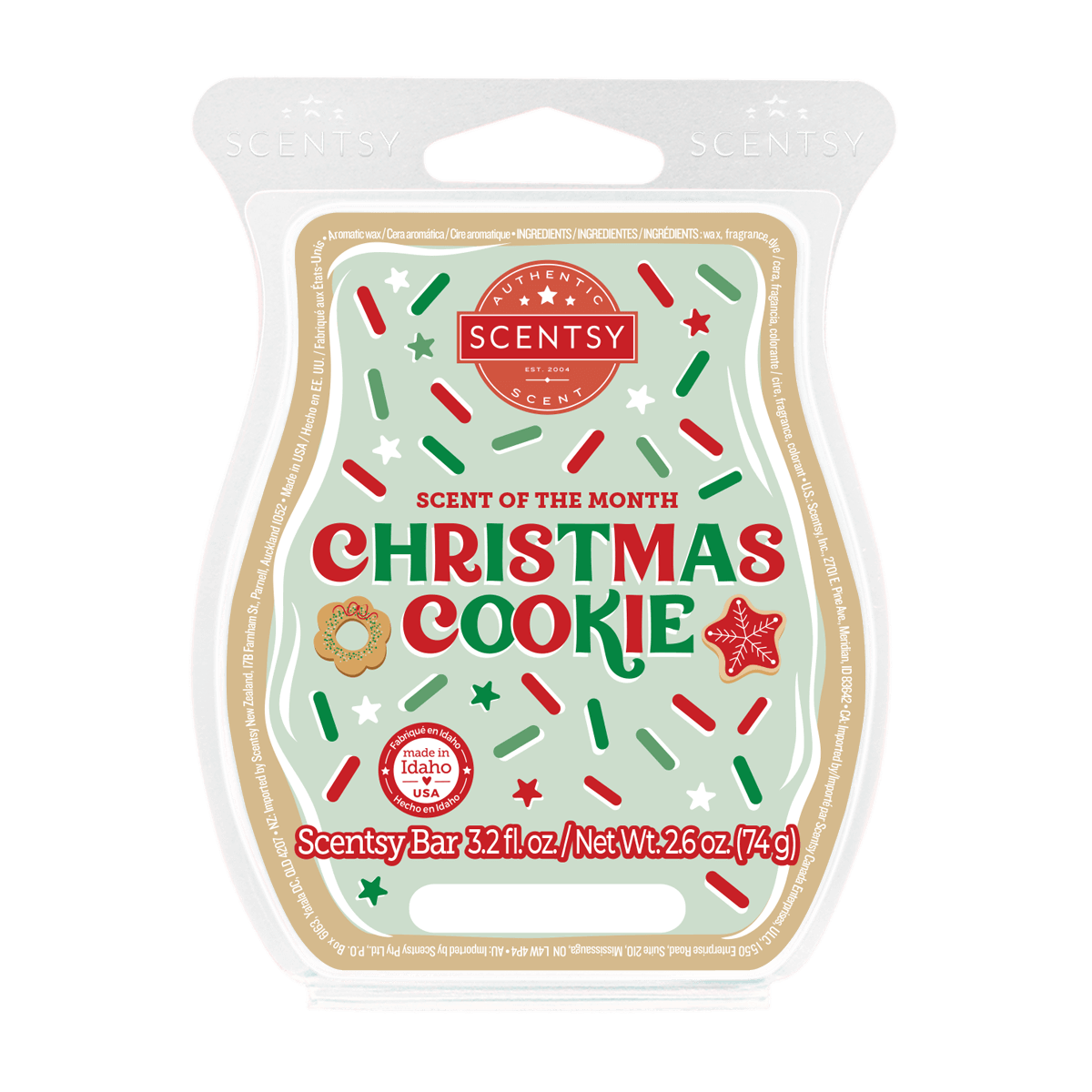 Christmas Cookie Scentsy Bar