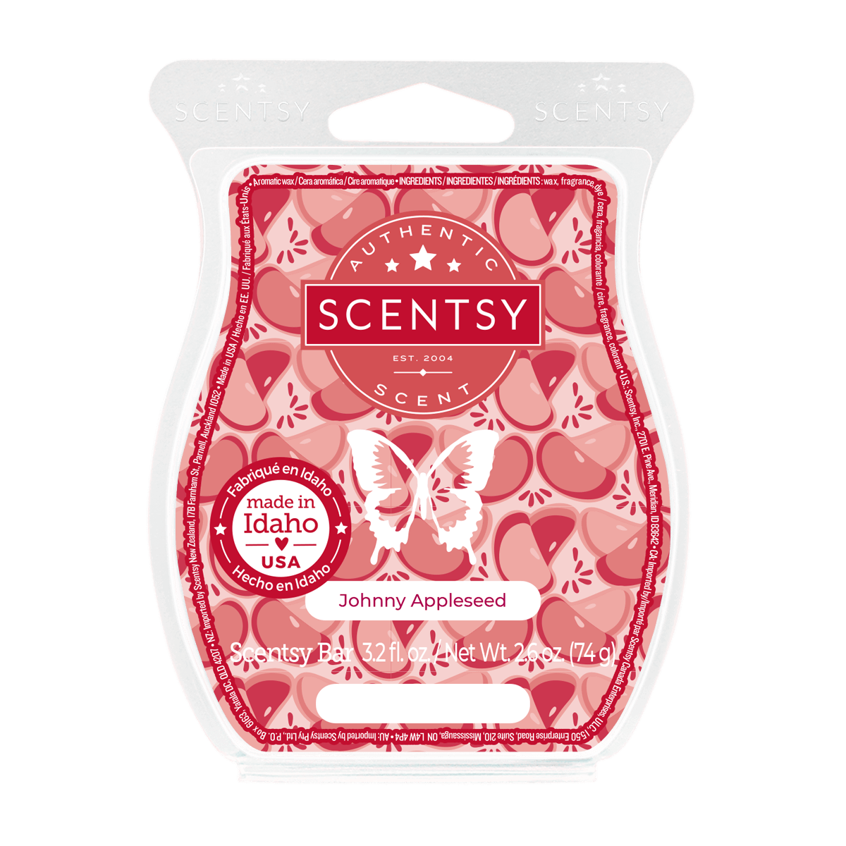 Johnny Appleseed Scentsy Bar