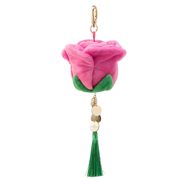 Pink Rose Scentsy Charm Clip